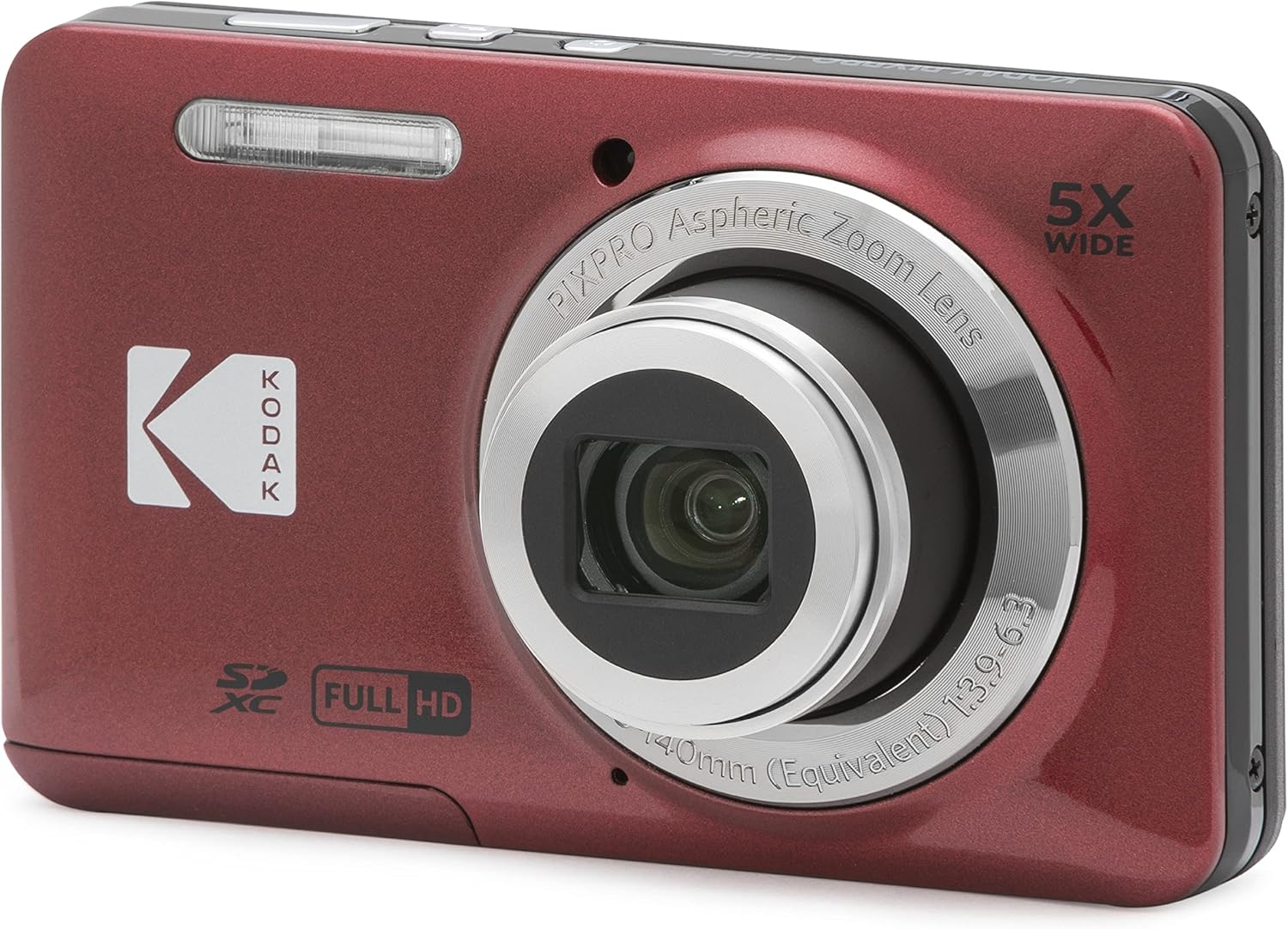 (New) Máy ảnh Kodak PixPro FZ55 Đỏ