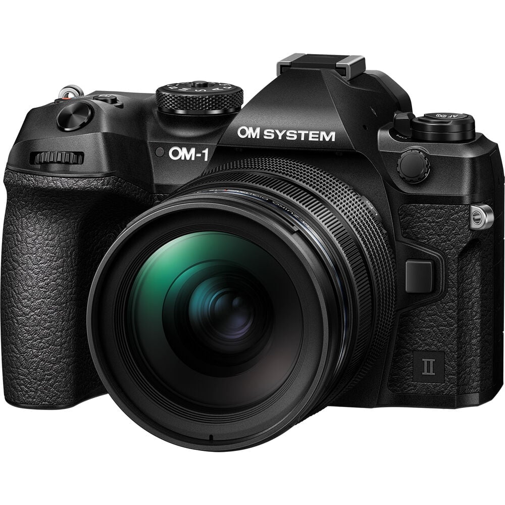 Bộ máy ảnh OM SYSTEM OM-1 Mark II kèm ống kính M.Zuiko Digital ED 12-40mm F2.8 PRO II