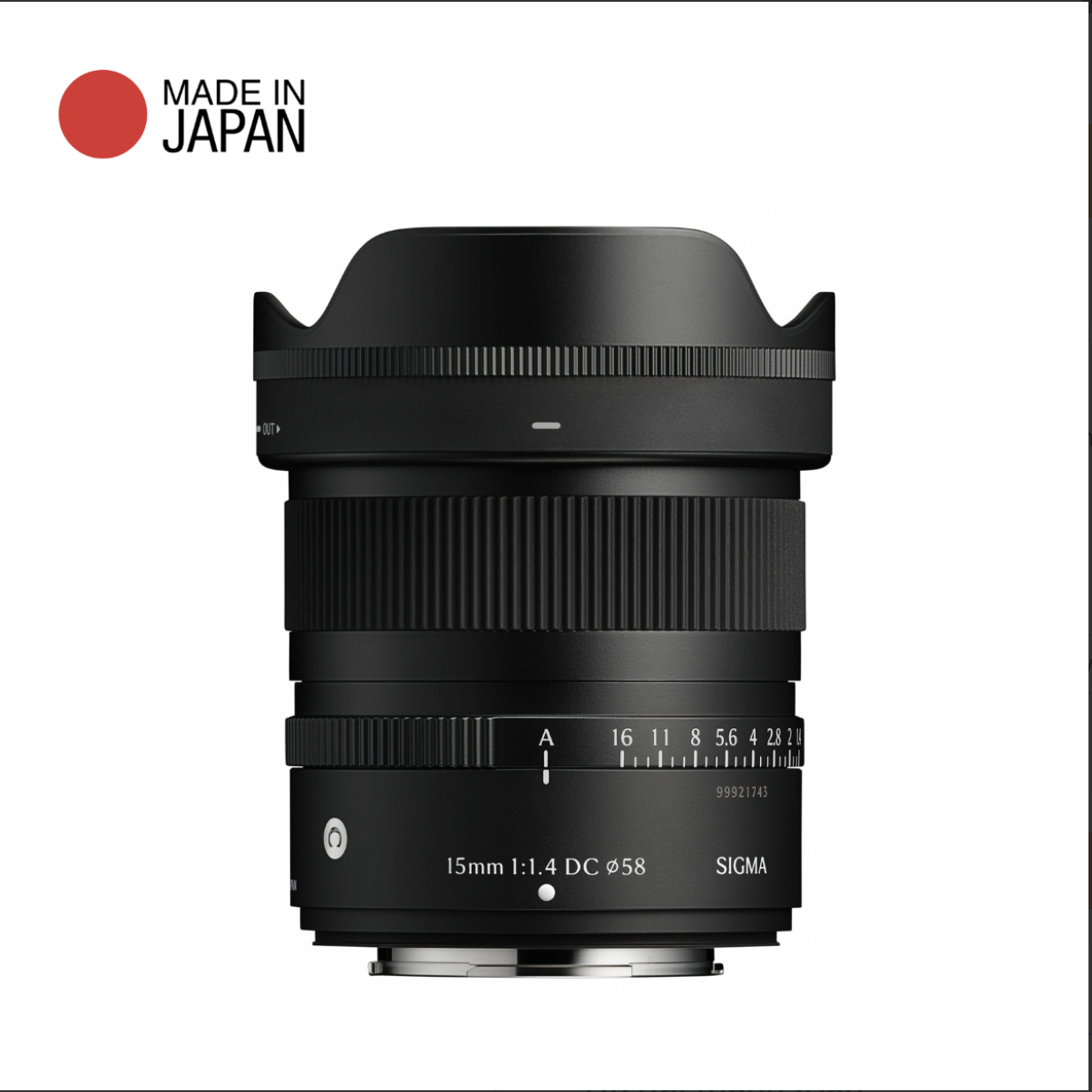Ống kính Sigma 15mm F1.4 DC Contemporary - Ngàm Sony/Fuji/Canon RF