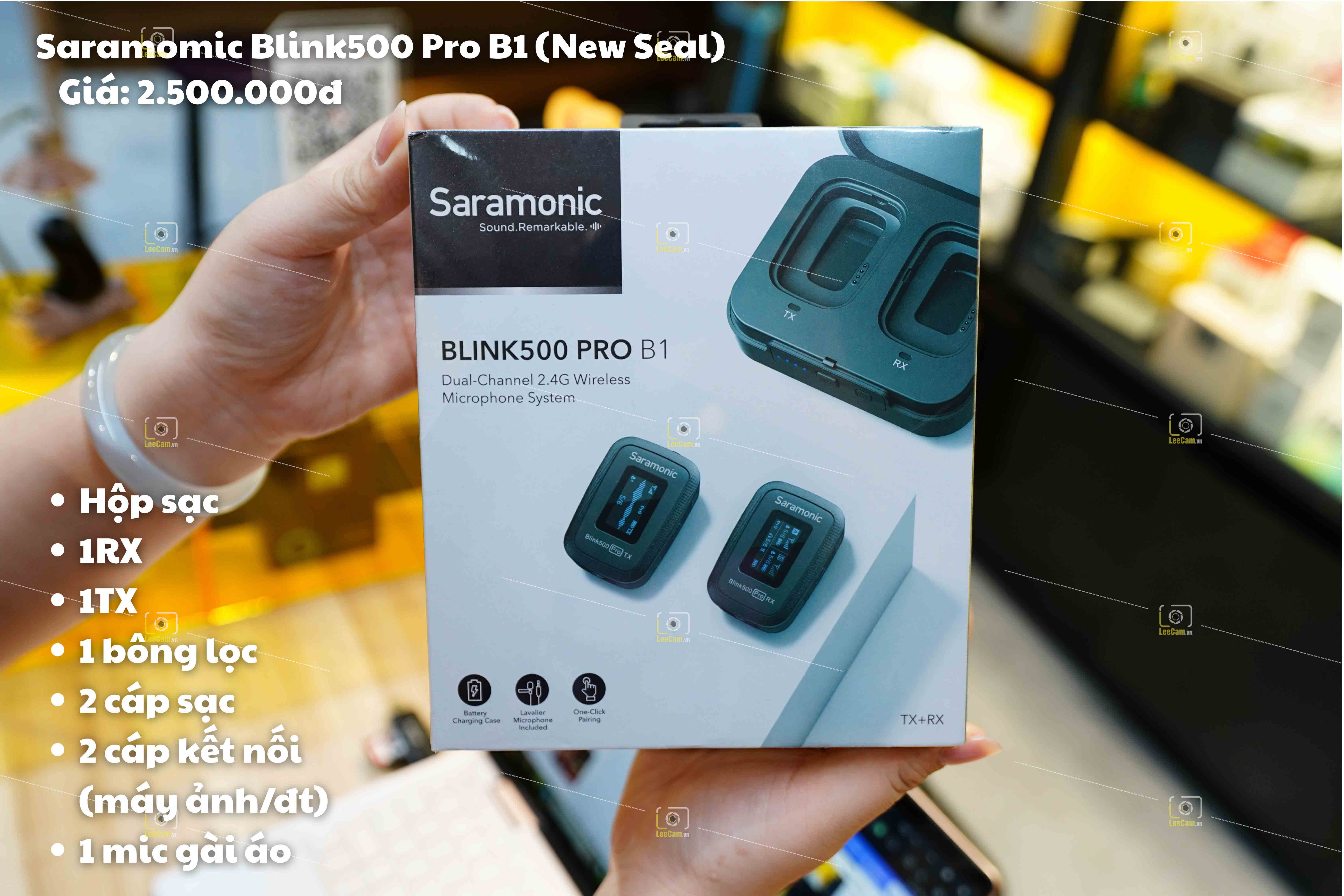 (New) Saramonic Blink 500 Pro B1 Micro Thu Âm Không Dây