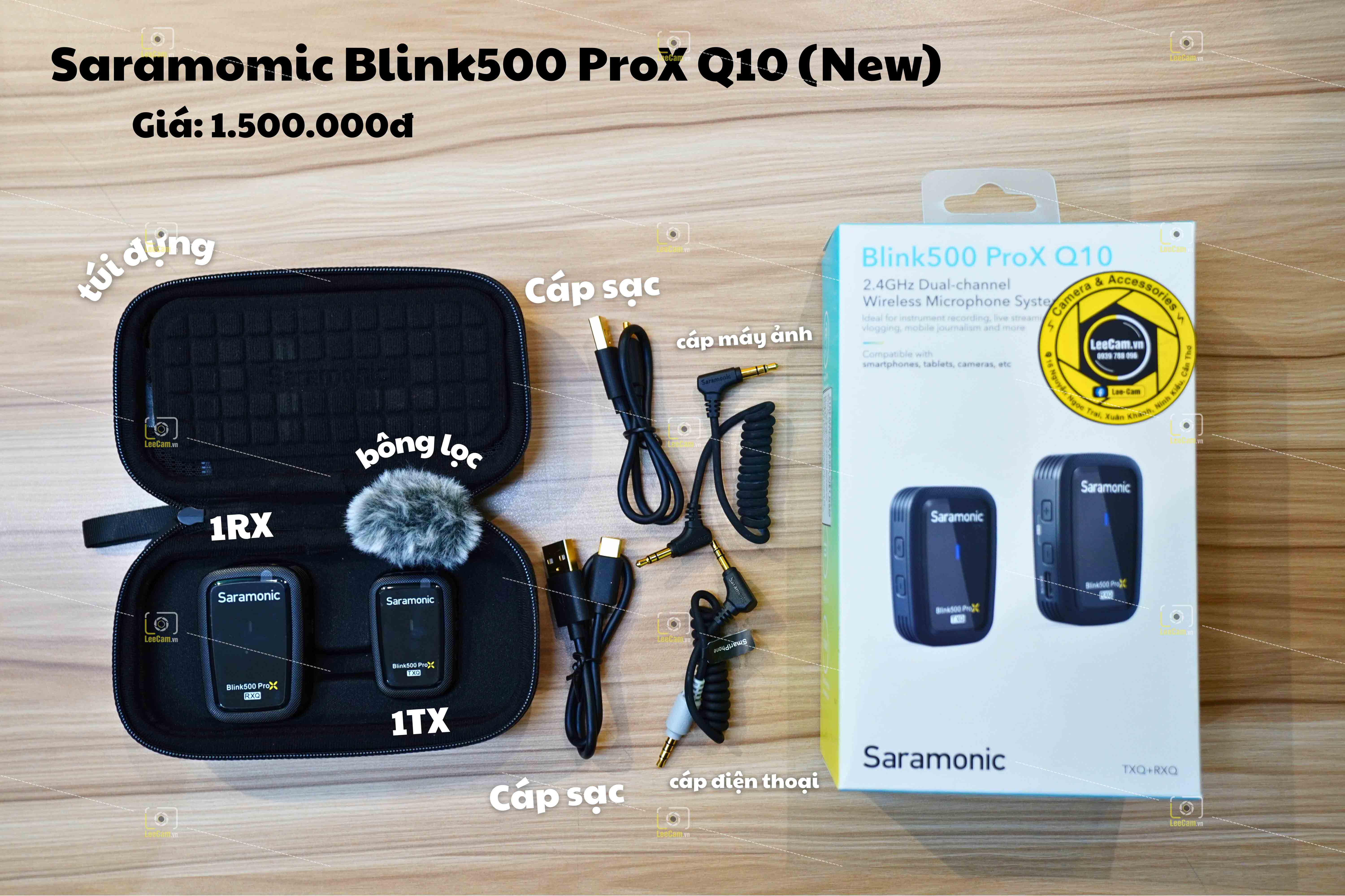 Saramonic Blink500 ProX Q10 | Chính hãng
