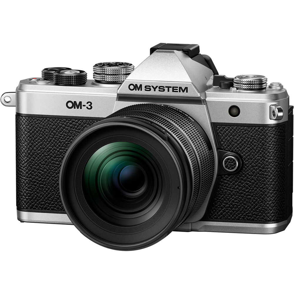 Máy ảnh OM SYSTEM OM-3 Silver + M.Zuiko Digital ED 12-45mm F4 PRO | New Chính Hãng