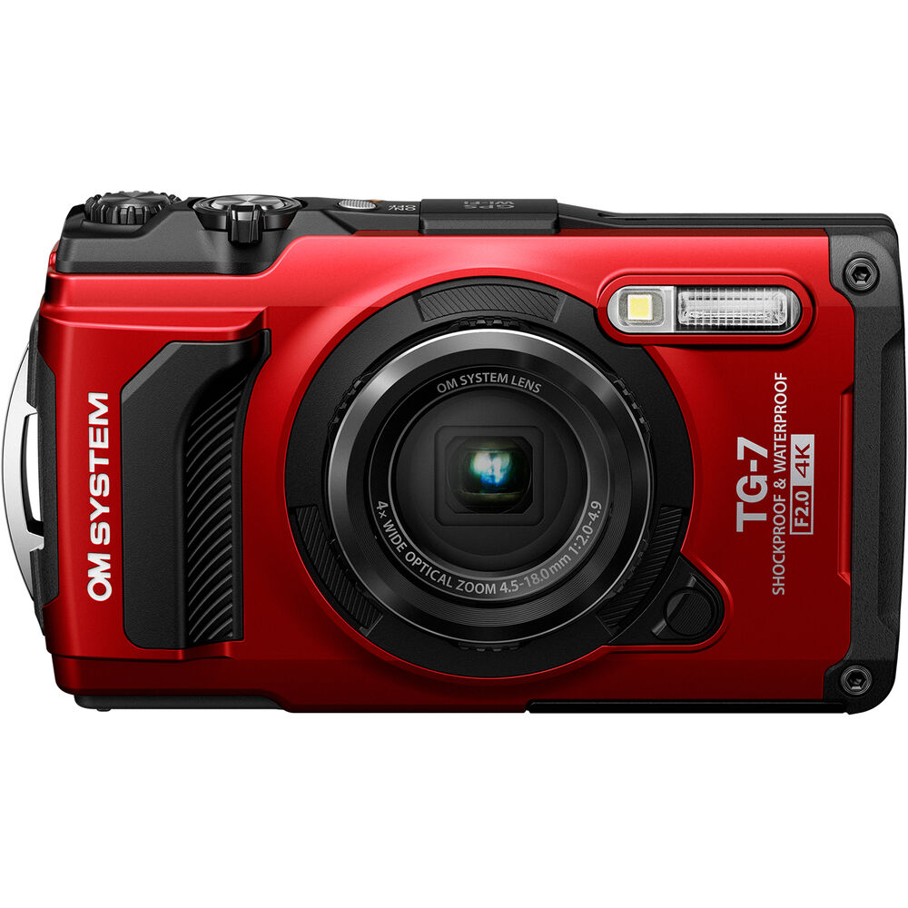 Máy ảnh OM SYSTEM Tough TG-7 (Red) | New Chính Hãng