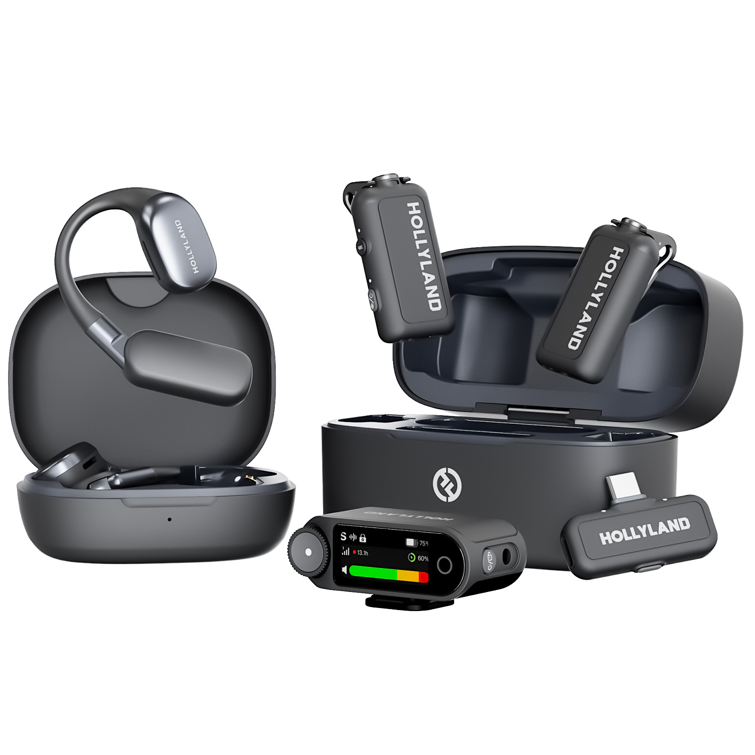 Bộ Micro không dây Hollyland LARK MAX 2 Ultimate Combo | Hàng Chính Hãng