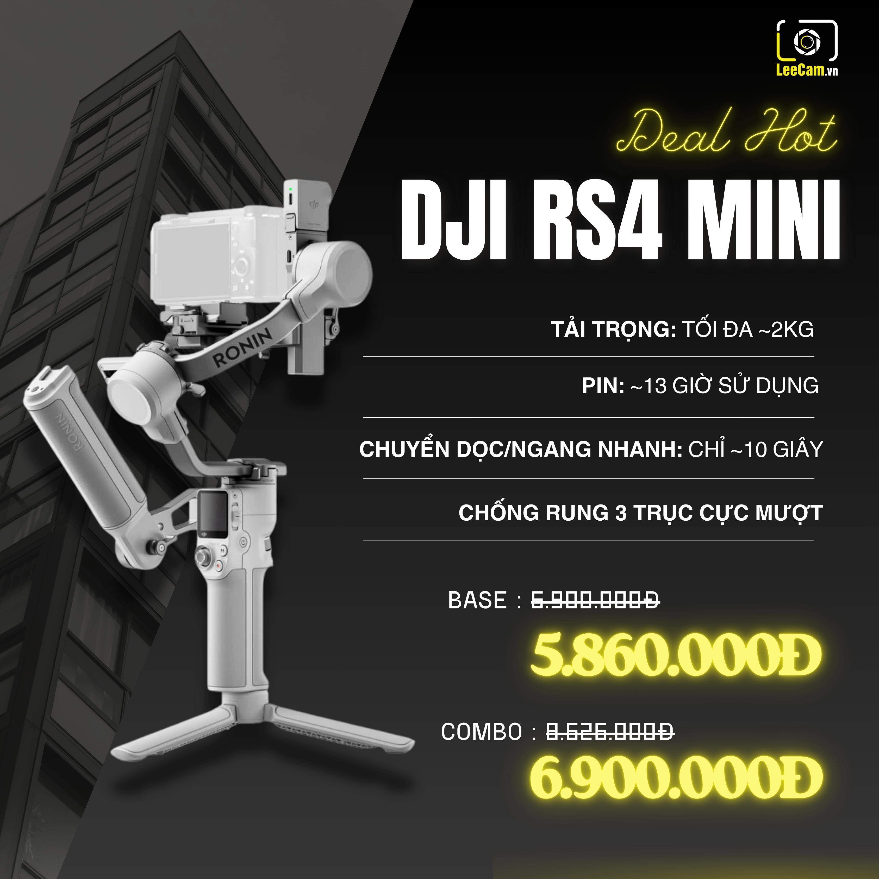 (giảm giá) DJI RS4 Mini | Hàng Chính Hãng