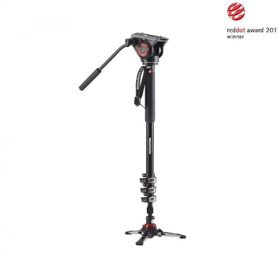 BỘ CHÂN MÁY QUAY MANFROTTO MONOPOD XPRO 4 SECTION VIDEO FLUID HEAD & FLUIDTECH BASE (MVMXPRO500)