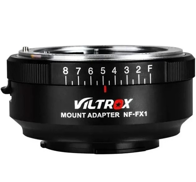 Ngàm Chuyển Manual Focus Viltrox NF-FX1 for Fujifilm X-mount to Nikon F-mount