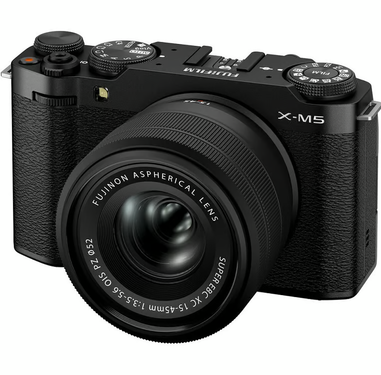 [New] Máy ảnh FUJIFILM X-M5+XC 15-45mm | Black