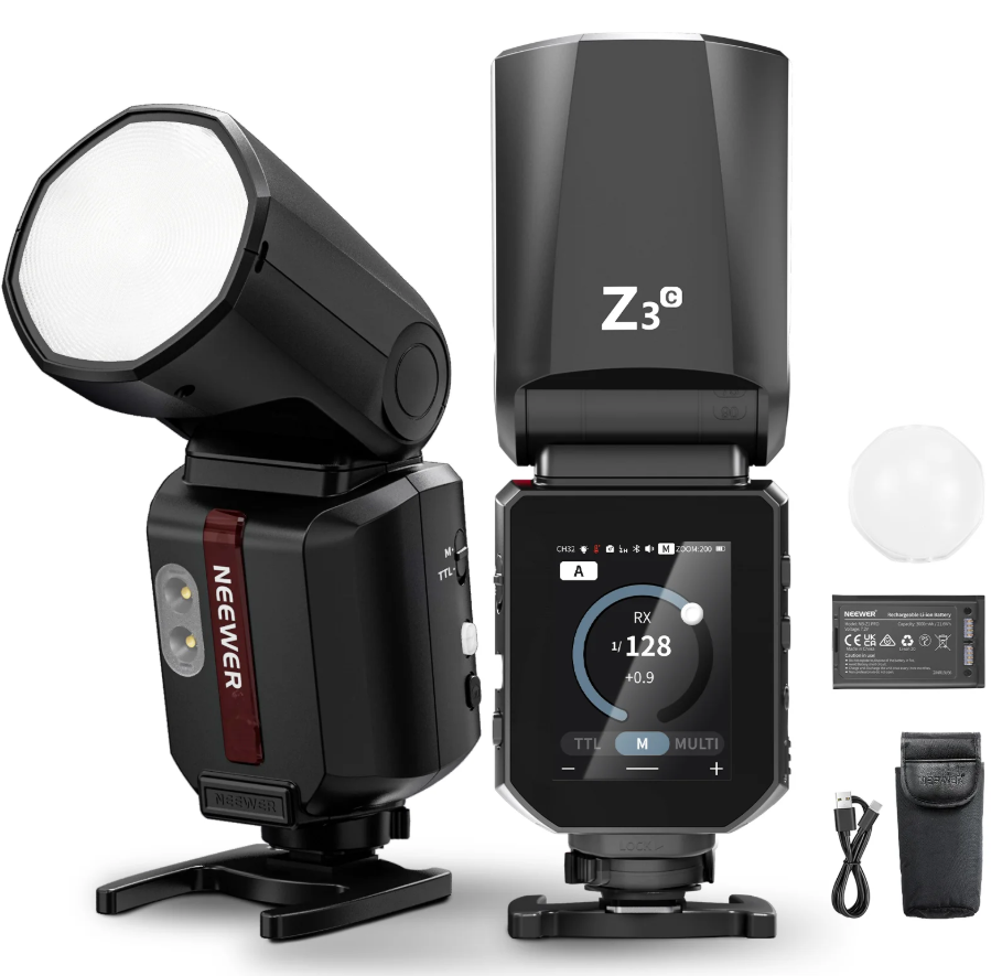NEEWER Z3 100Ws 2.4G for Canon TTL Round Head Flash Speedlite