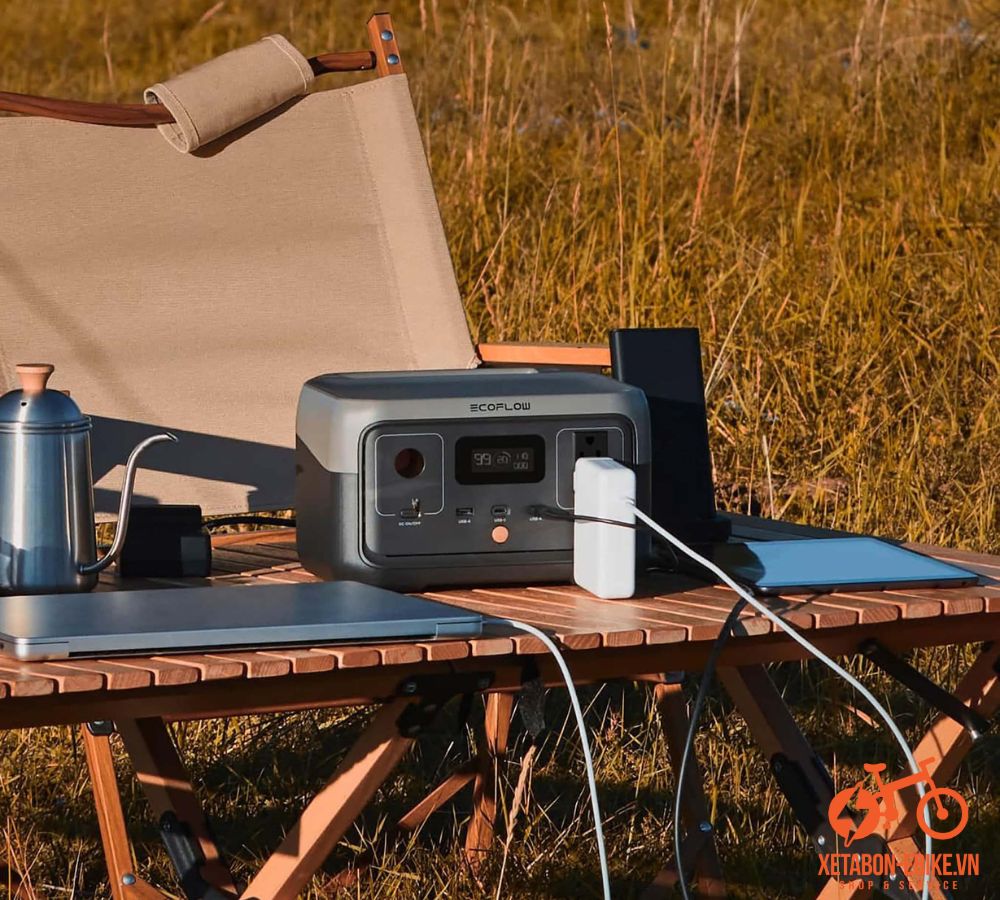 Cho Thuê Trạm Điện Di Động Ecoflow 256Wh 