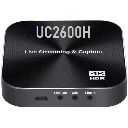 (New) Unisheen UC2600H USB-C 3.0 Capture Card 4K HDMI Video