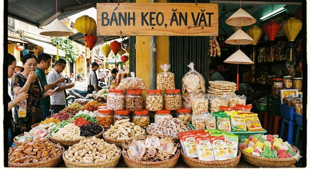 Bánh Kẹo - Ăn Vặt
