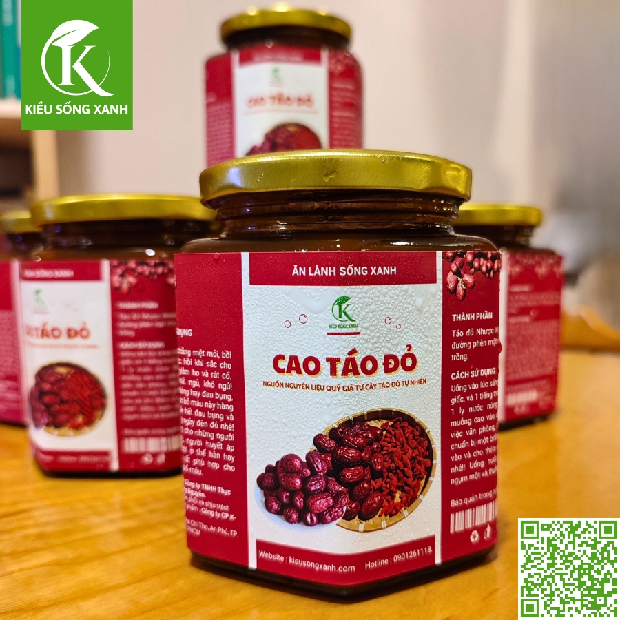 Cao Táo Đỏ - Sản Phẩm Cao Bổ Máu 100% Tự Nhiên (500g)
