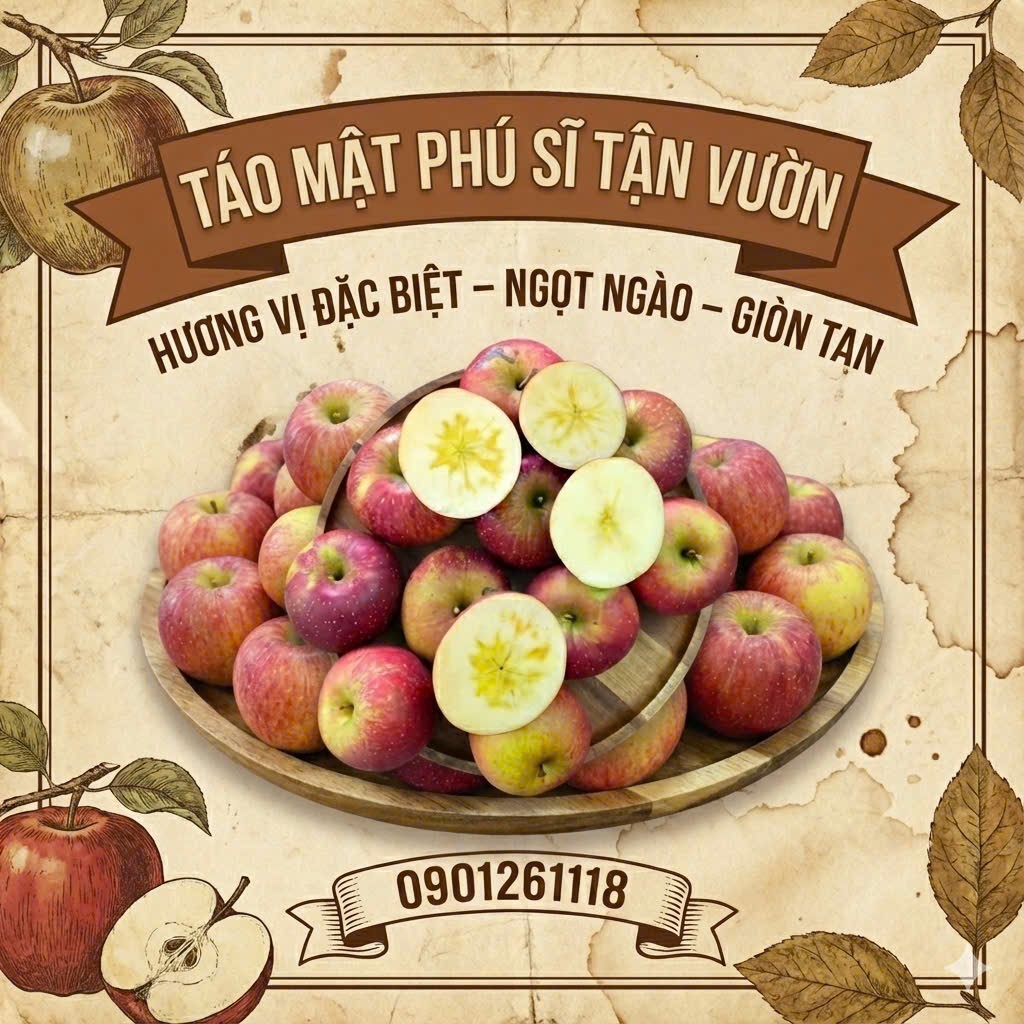 Táo Mật Phú Sĩ Tận Vườn