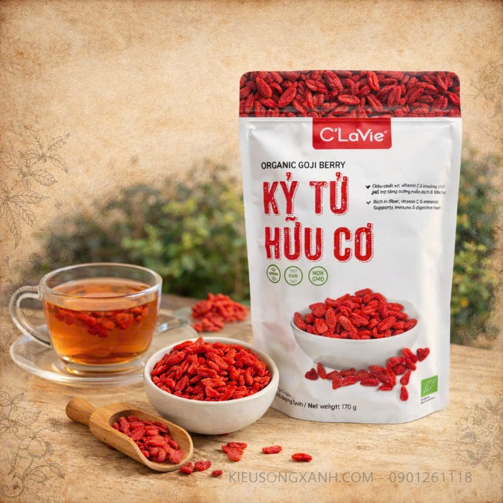 Kỷ Tử Hữu Cơ C'Lavie 100% Tự Nhiên