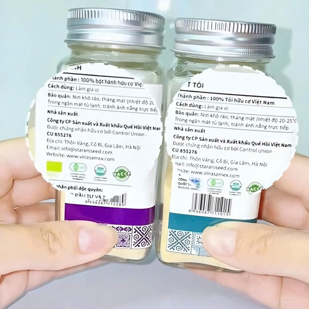 Bột Gia Vị Hữu Cơ Các Loại Lành Sạch