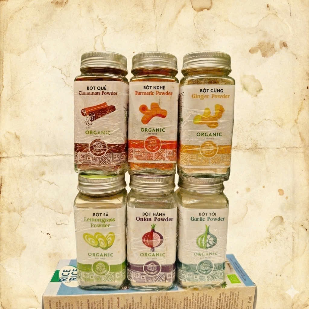 Bột Gia Vị Hữu Cơ Các Loại Lành Sạch
