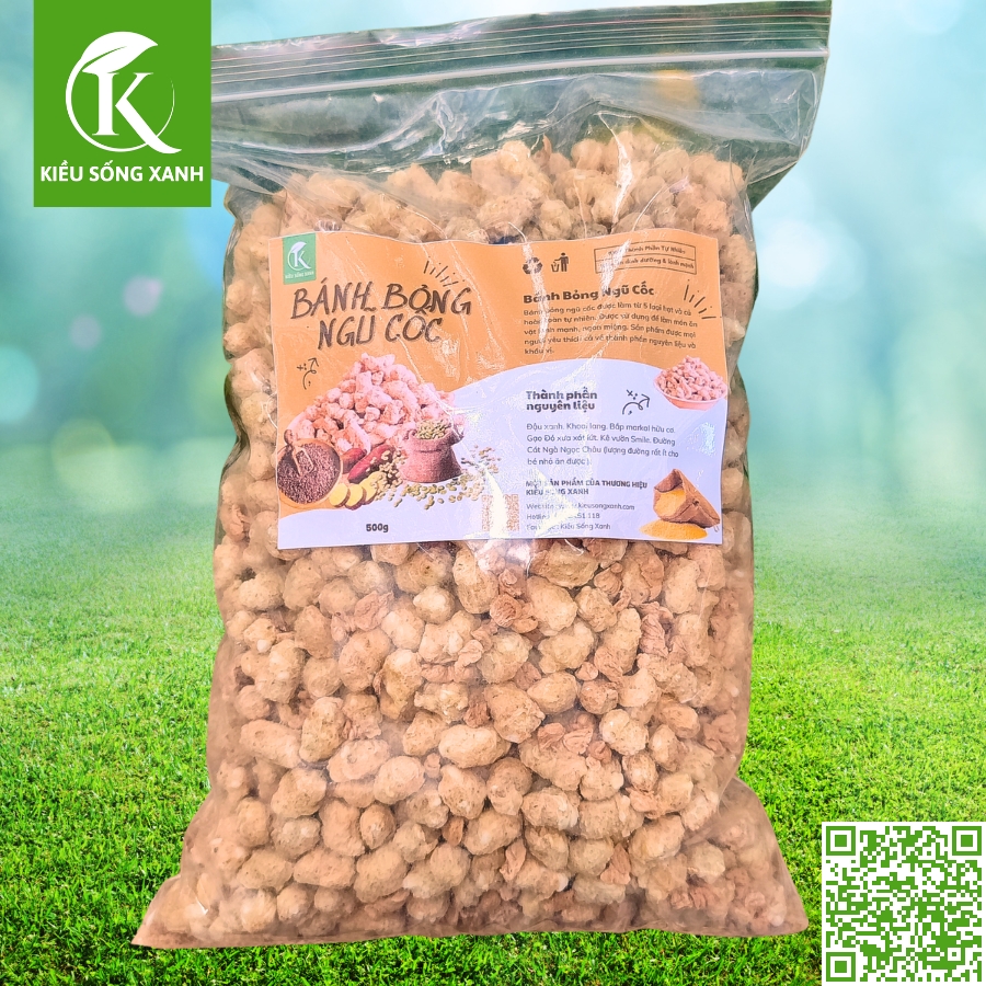 Bánh Bỏng Ngũ Cốc 100% Hạt và Củ Tự Nhiên