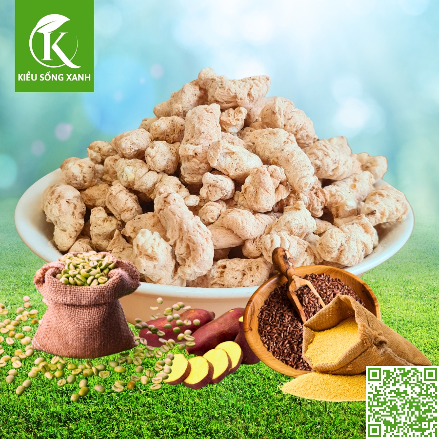 Bánh Bỏng Ngũ Cốc 100% Hạt và Củ Tự Nhiên