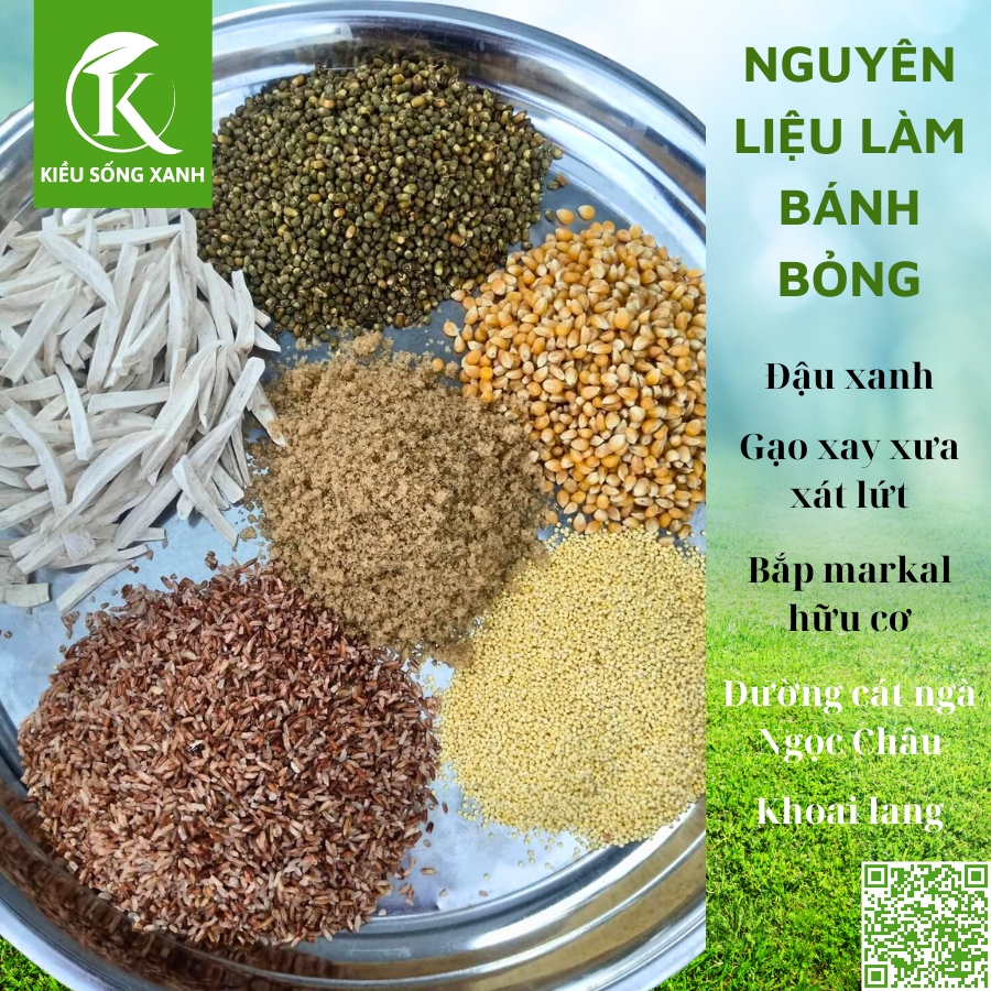 Bánh Bỏng Ngũ Cốc 100% Hạt và Củ Tự Nhiên