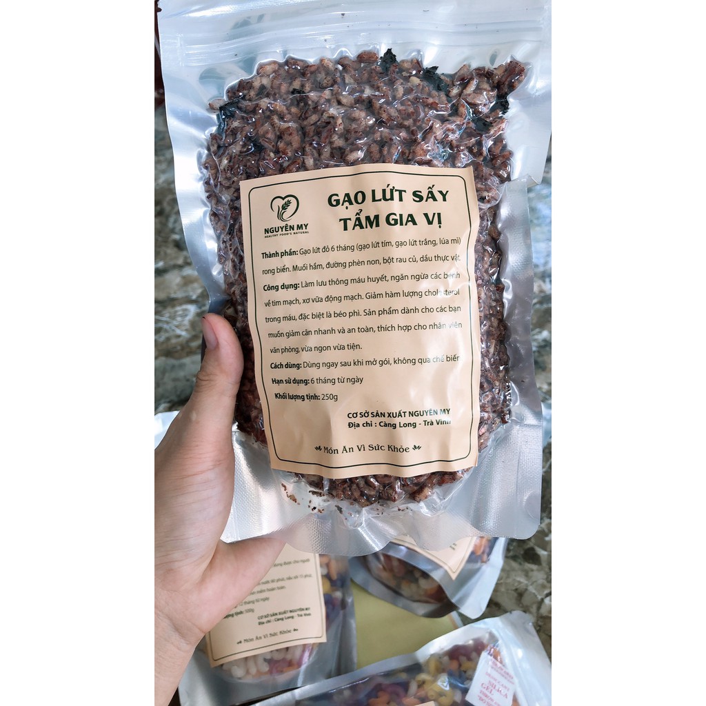 Gạo lứt sấy rong biển 500gr