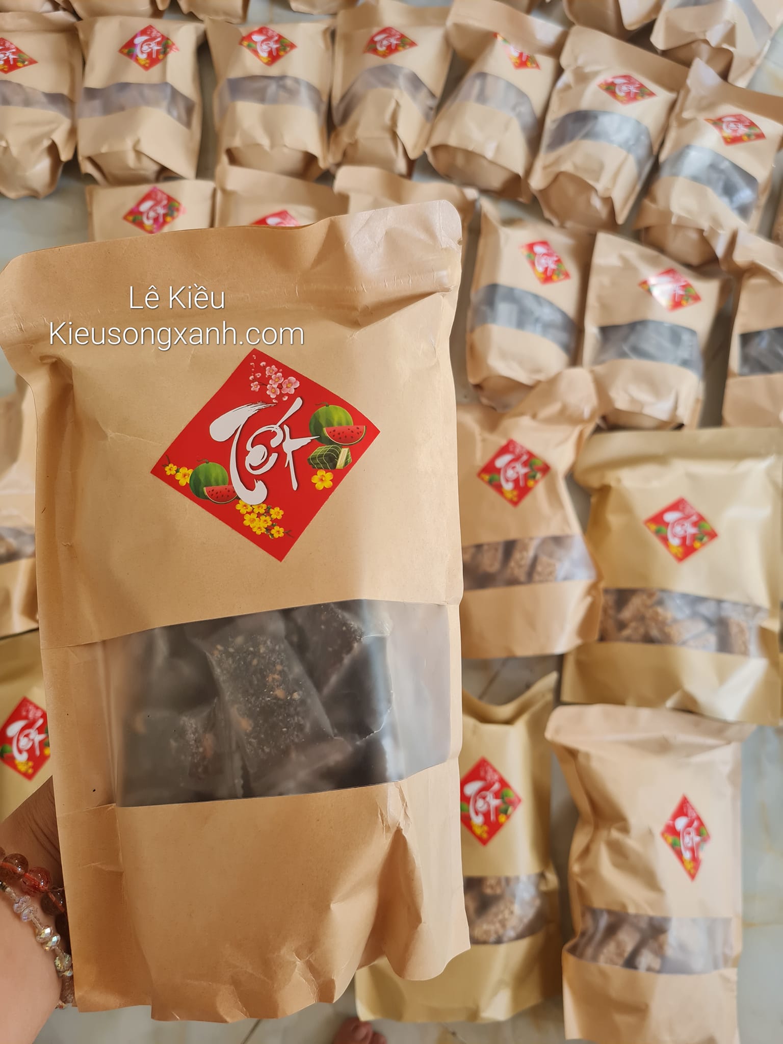 Kẹo mè/vừng đen hạt thuần chủng 500 gr