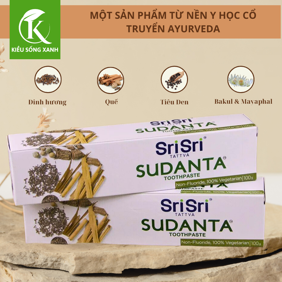 Kem Đánh Răng Sudanta Srisri 100g