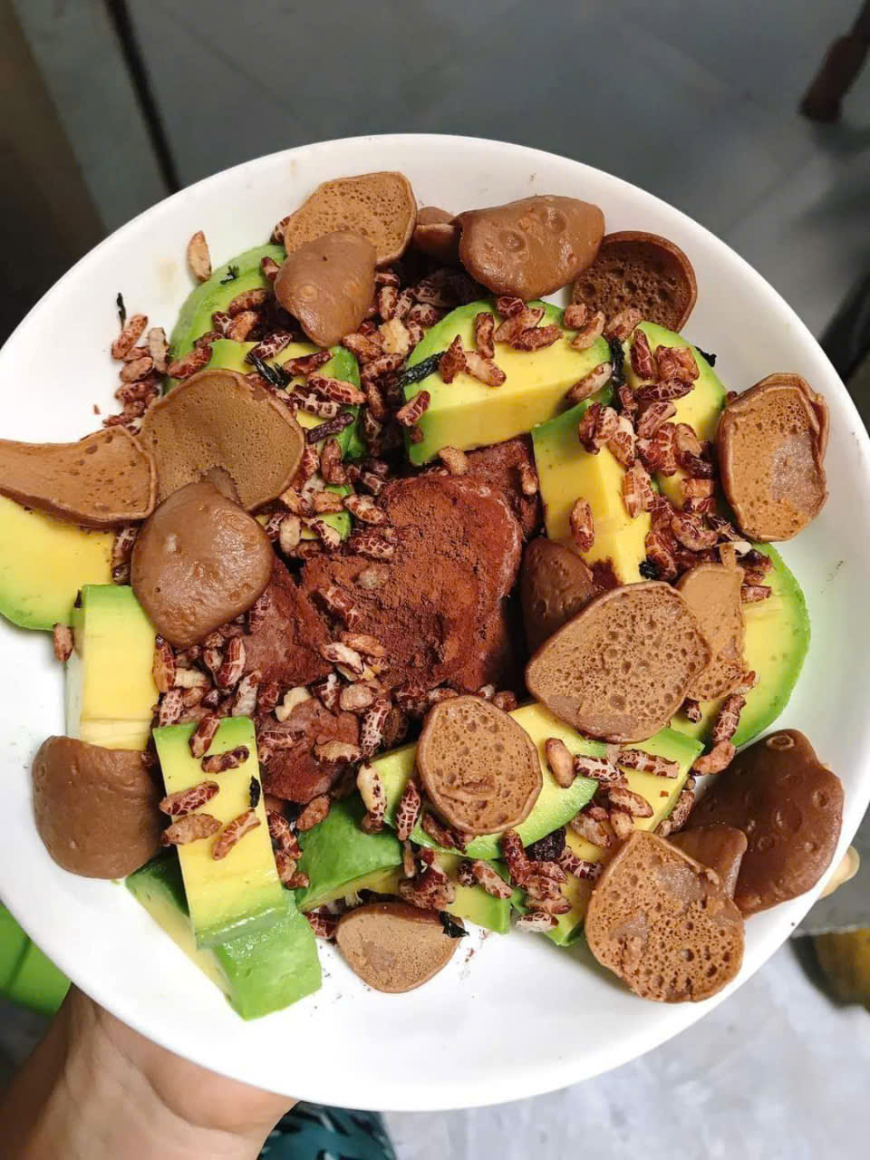 Cốm gạo lứt rong biển sấy