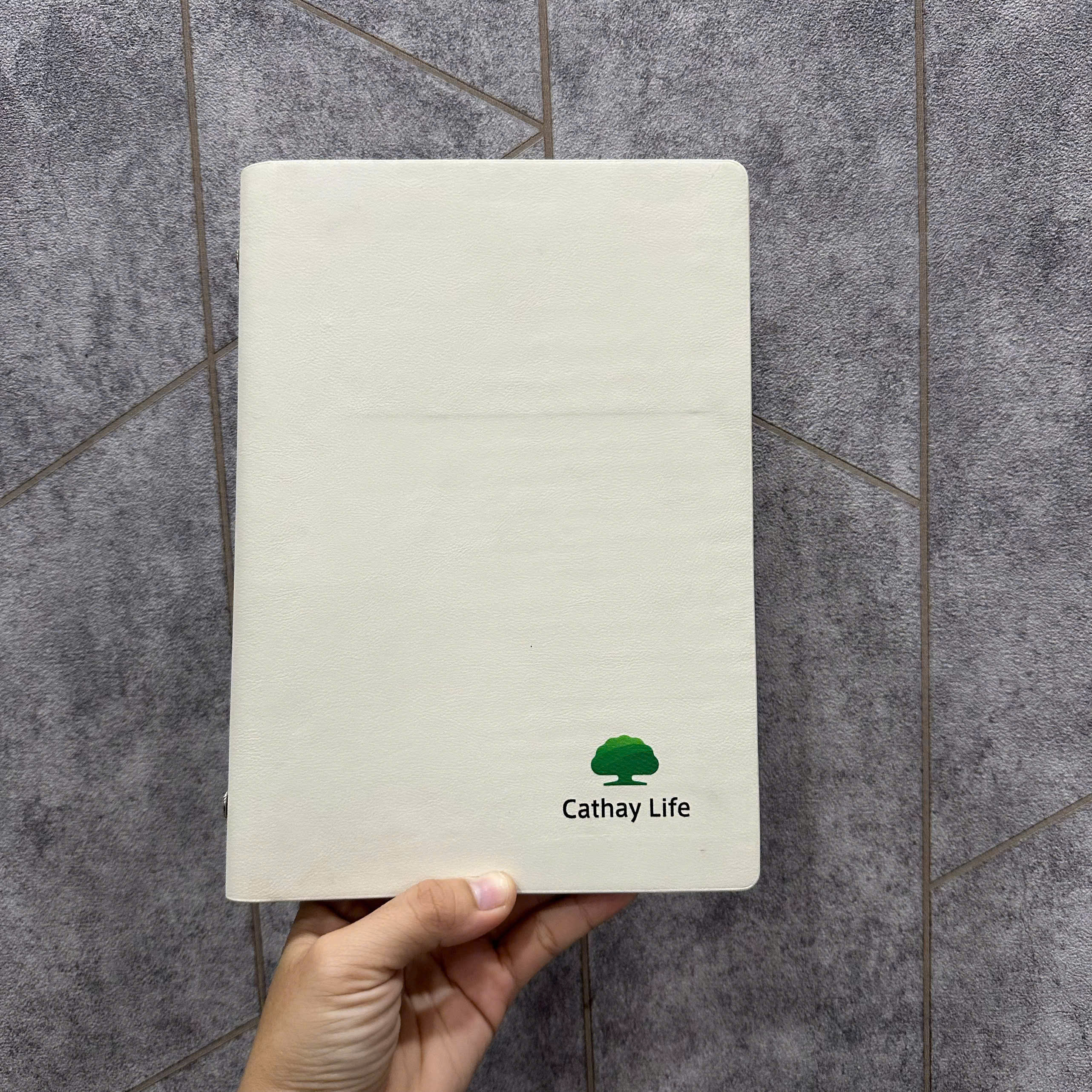 CT 650- SỔ DA BÌA CÒNG IN LOGO CATHAY