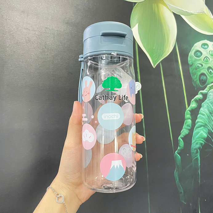 CT 400 - BÌNH NƯỚC KITA ACTIVE INOCHI 500ML IN LOGO CATHAY