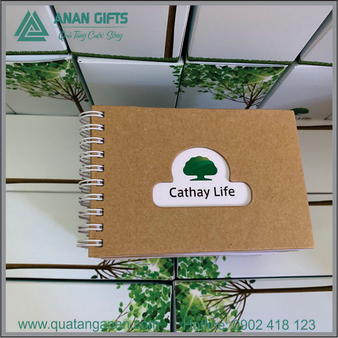 SỔ BÌA BỒI IN LOGO - CT 42