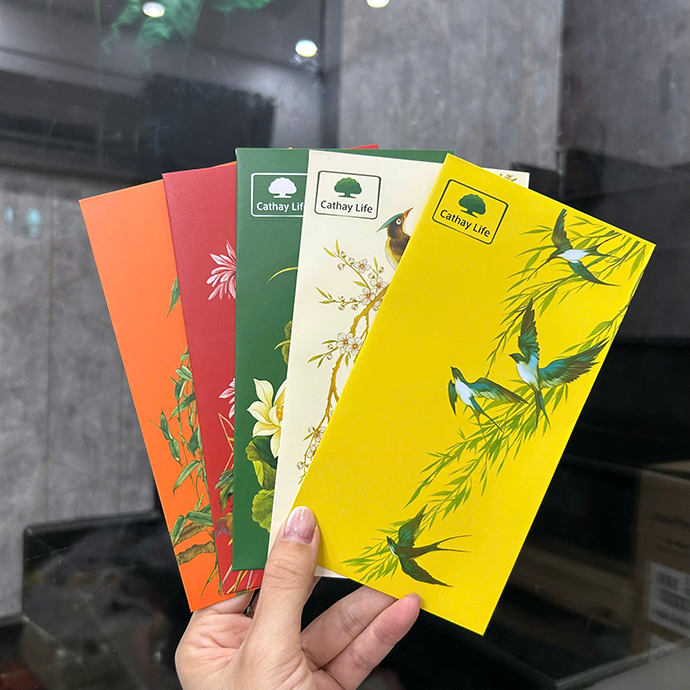 CT 435 - BỘ 5 CÁI BAO LÌ XÌ IN LOGO 2026