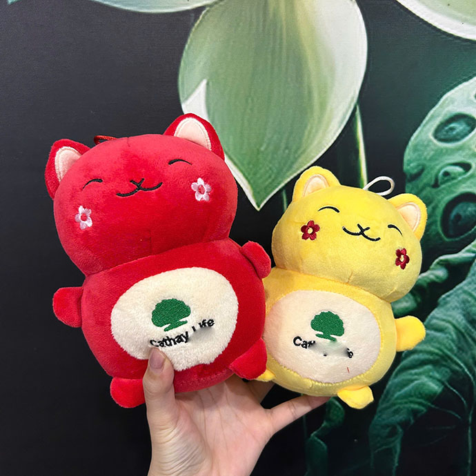 CT 436 - MÓC KHÓA GỐI BÔNG MÈO CHIÊU TÀI NHỎ