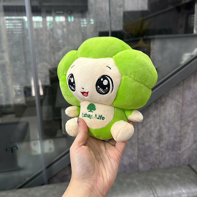 CT 442 - GỐI BÔNG CẢI MINI THÊU LOGO