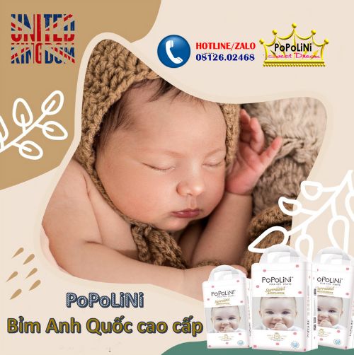 Điều gì làm nên chất lượng của bỉm Popolini tã dán size M