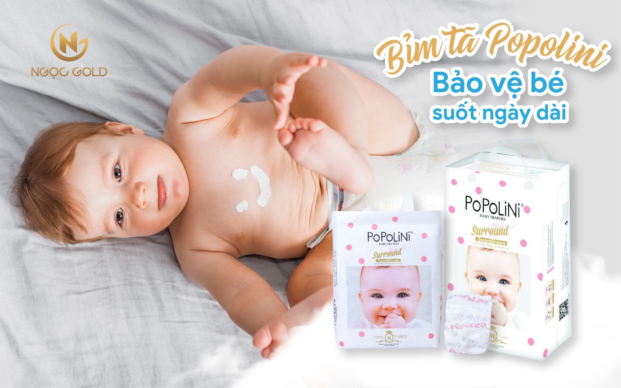 BỈM/TÃ POPOLINI BẢO VỆ BÉ SUỐT NGÀY DÀI BỈM/TÃ POPOLINI BẢO VỆ BÉ SUỐT NGÀY DÀI