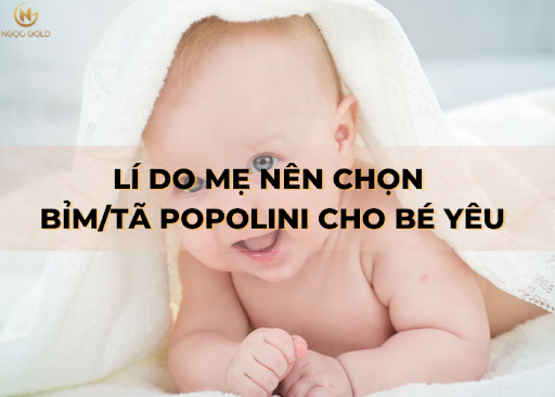 LÍ DO MẸ NÊN CHỌN BỈM/TÃ POPOLINI CHO BÉ YÊU