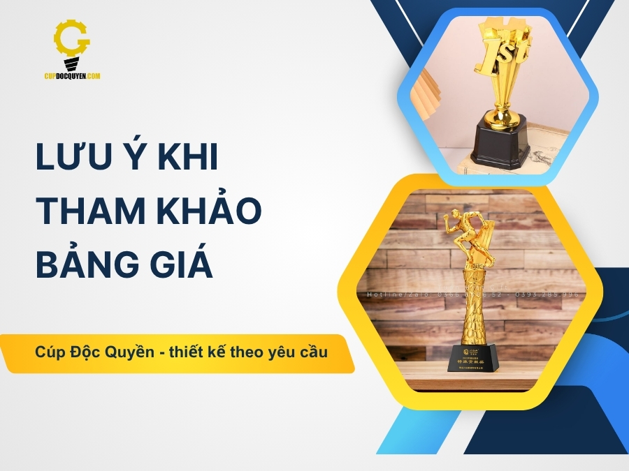 Bảng giá cúp marathon mới nhất hiện nay
