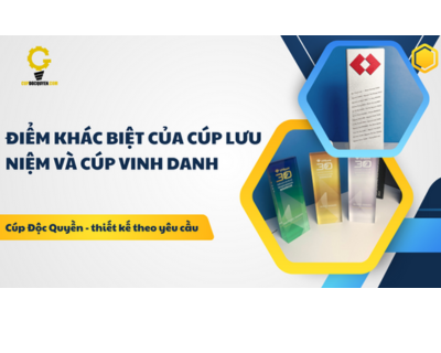 Sản xuất cúp lưu niệm Đà Nẵng - mẫu độc quyền