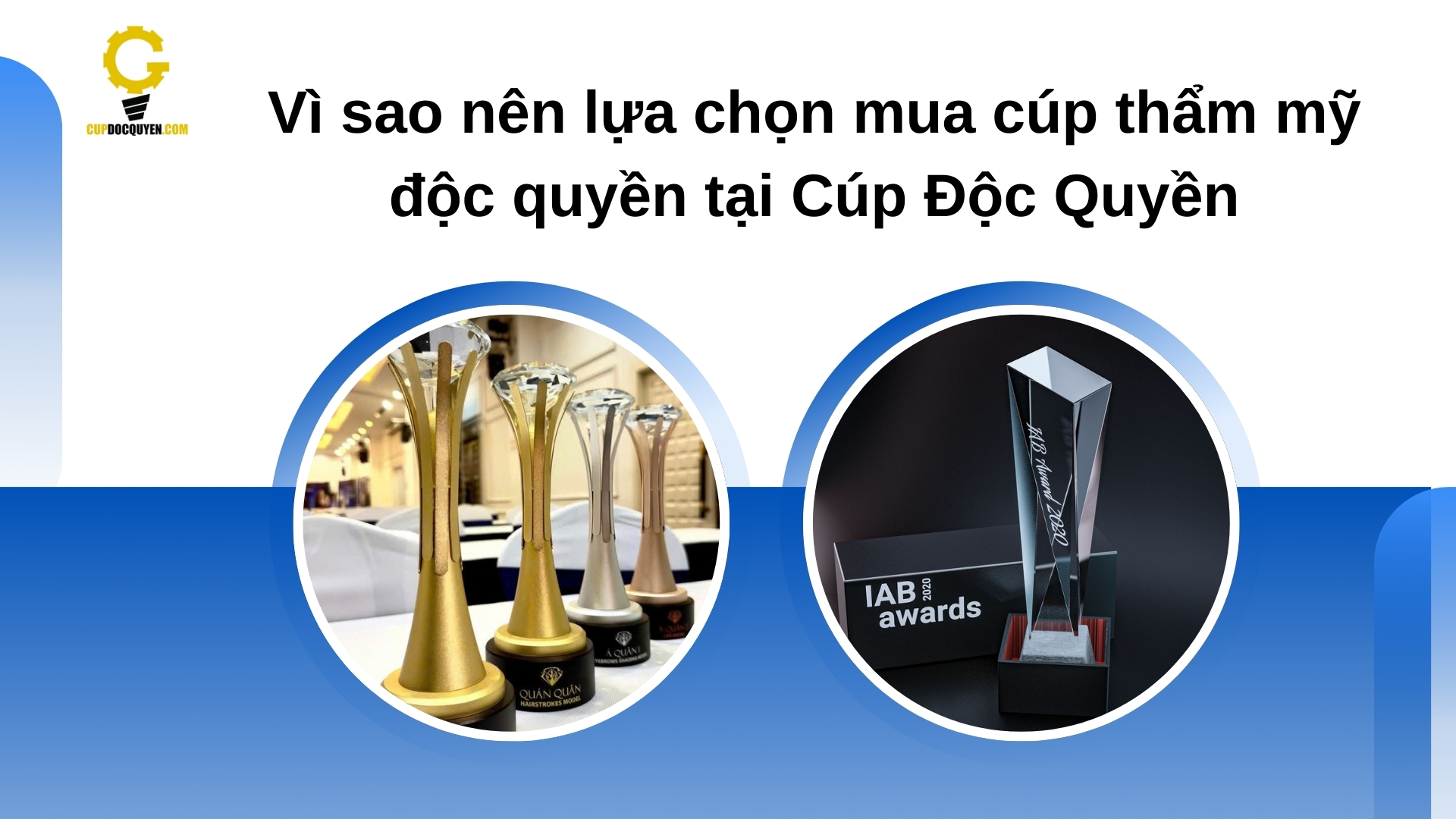 Cúp thẩm mỹ độc quyền: Lựa chọn hàng đầu cho sự kiện