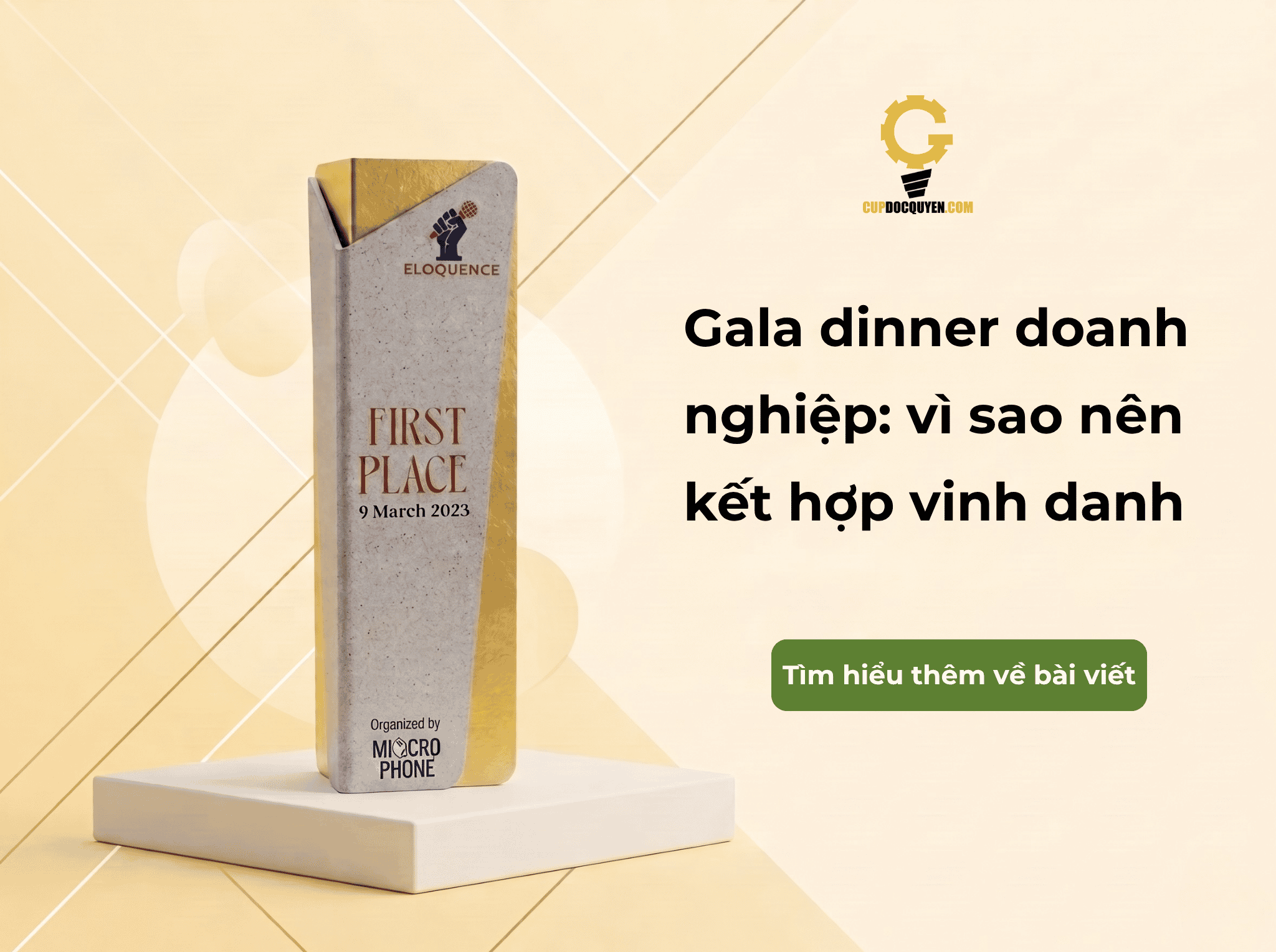 Gala dinner doanh nghiệp: vì sao nên kết hợp vinh danh