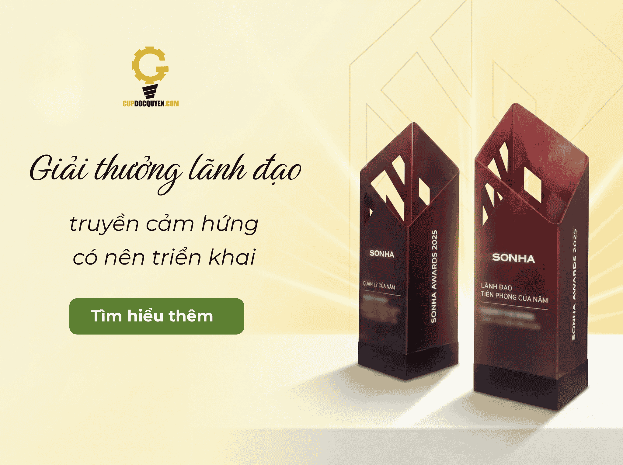 Giải thưởng lãnh đạo truyền cảm hứng có nên triển khai