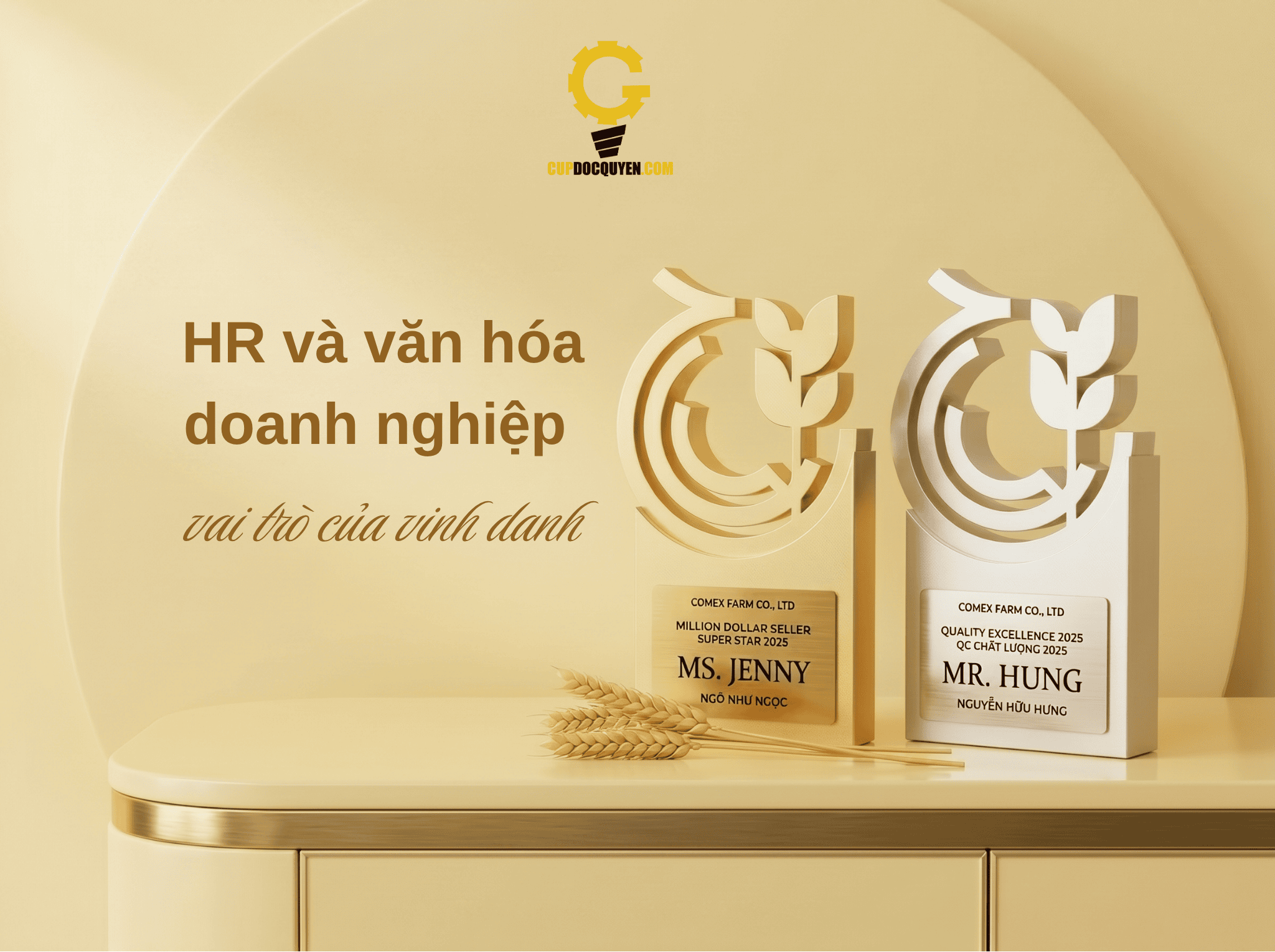 HR và văn hóa doanh nghiệp: vai trò của vinh danh