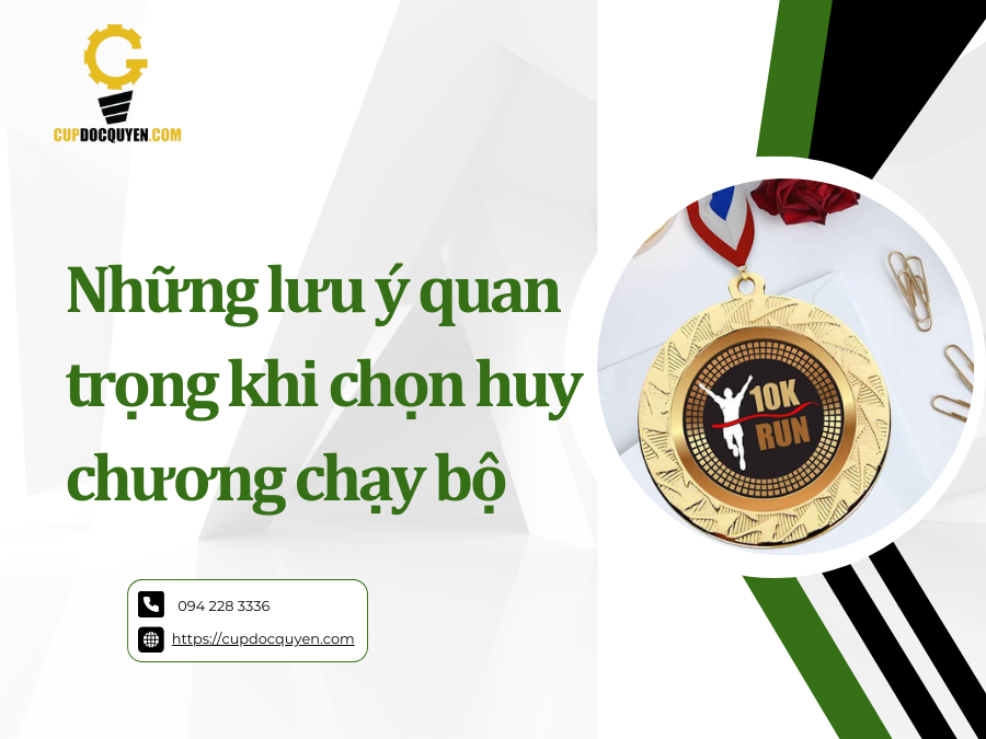 Những lưu ý quan trọng khi chọn huy chương chạy bộ