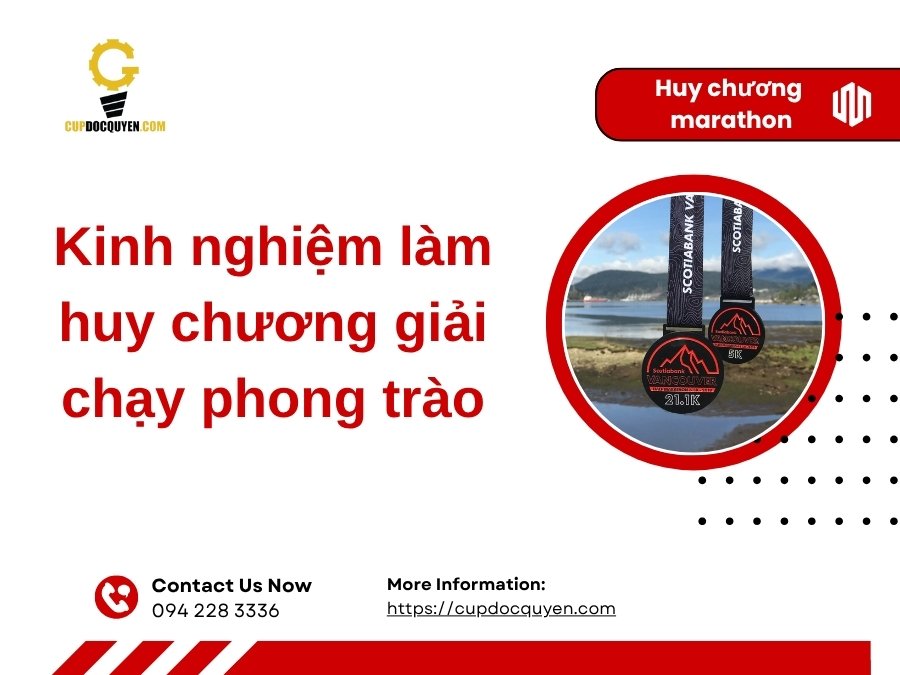 Làm huy chương giải chạy phong trào: Bí quyết để tạo dấu ấn chuyên nghiệp mà vẫn tiết kiệm