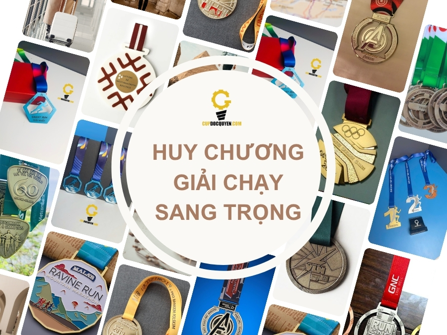 Đằng sau một chiếc huy chương giải chạy sang trọng là đẳng cấp của cả giải đấu