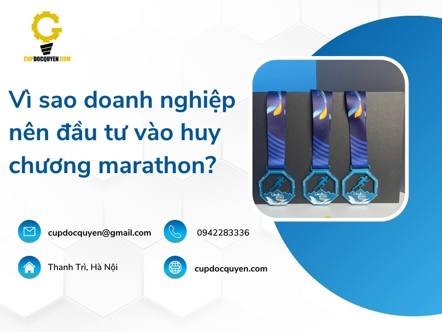 Huy chương marathon doanh nghiệp: Lựa chọn thông minh cho ban tổ chức