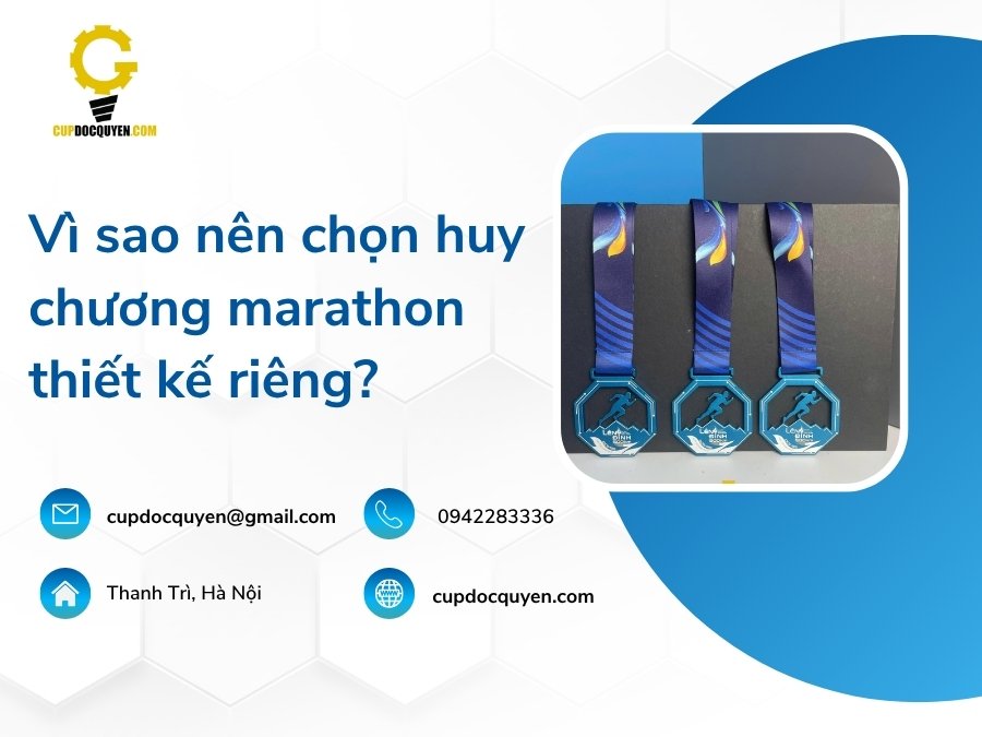 Các loại huy chương marathon thiết kế riêng đẹp và mới nhất