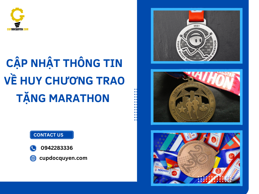 Cập nhật thông tin về huy chương trao tặng marathon mới nhất hiện nay