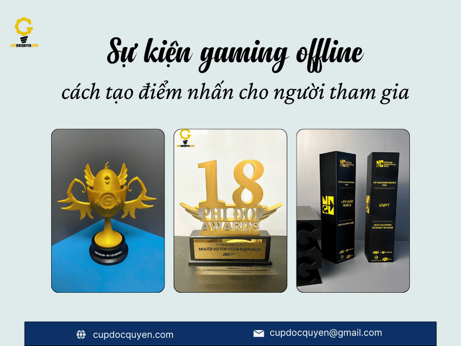 Sự kiện gaming offline: cách tạo điểm nhấn cho người tham gia